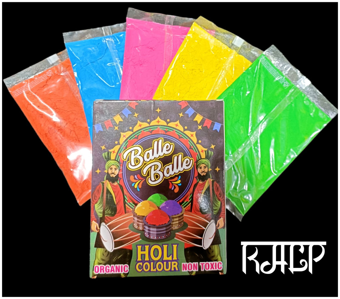Kalp Balle-Balle Organic Starch Holi Gulaal Pack